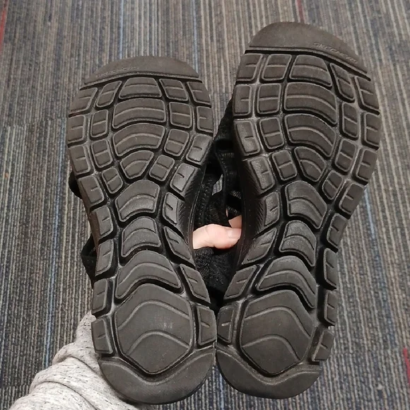 Skechers Cali Flex Black Yoga Foam Slingback Sandals Women's Size 7.5 - Picture 3 of 7